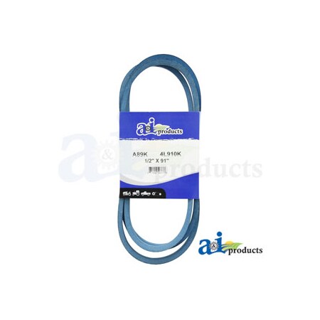 A & I Products Aramid Blue V-Belt (1/2" X 91" ) 13" x2" x5" A-A89K